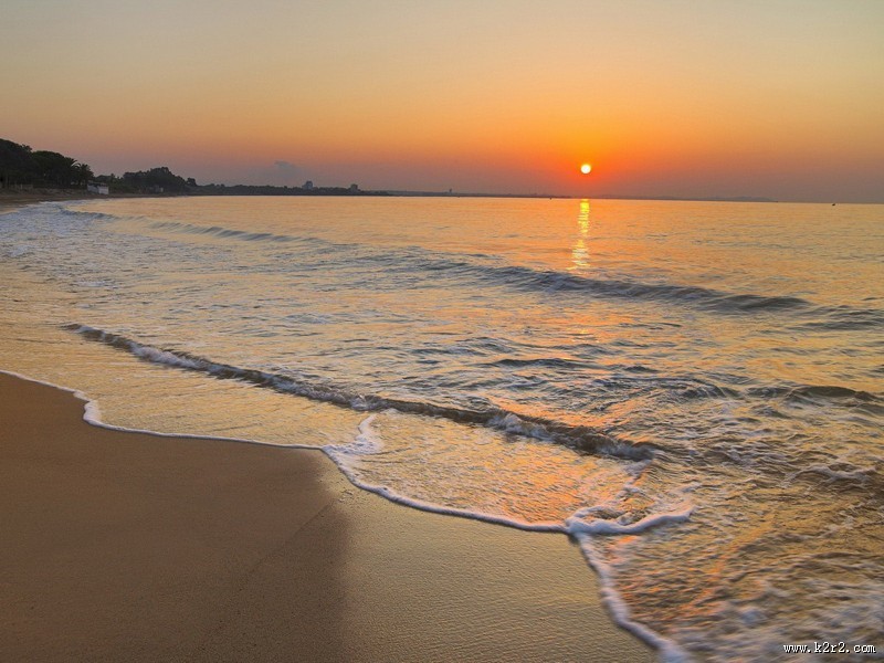 温馨的晚霞与朝霞图片大全