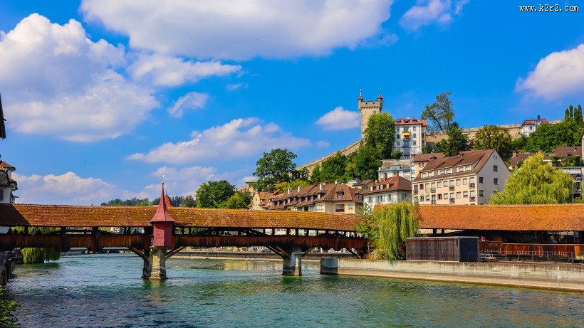 瑞士卢塞恩城市风景图片