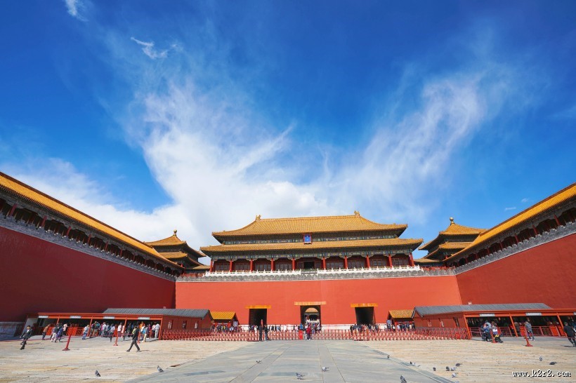 北京故宫博物院建筑风景图片