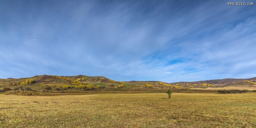 乌兰布统草原秋天自然风景图片
