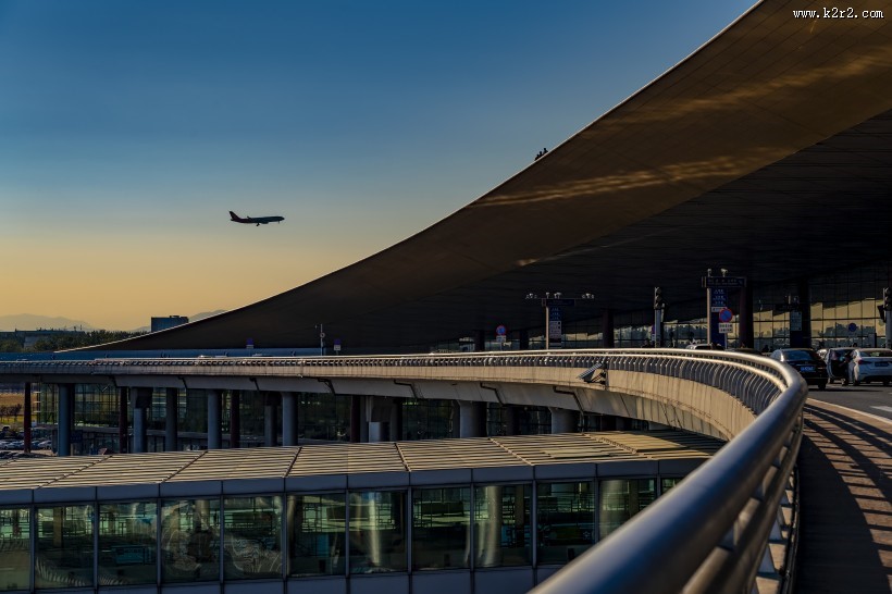 北京首都机场夜景图片大全