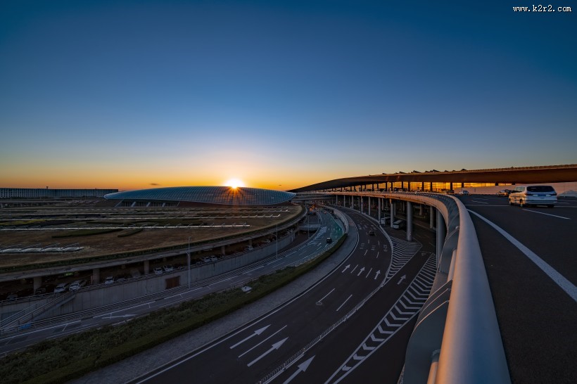 北京首都机场夜景图片大全