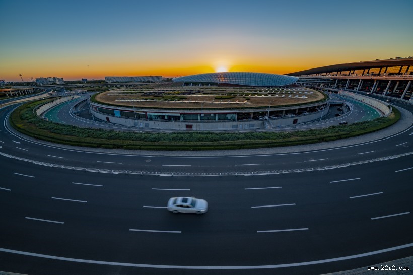 北京首都机场夜景图片大全