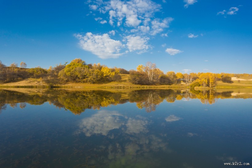 内蒙古乌兰布统公主湖自然风景图片