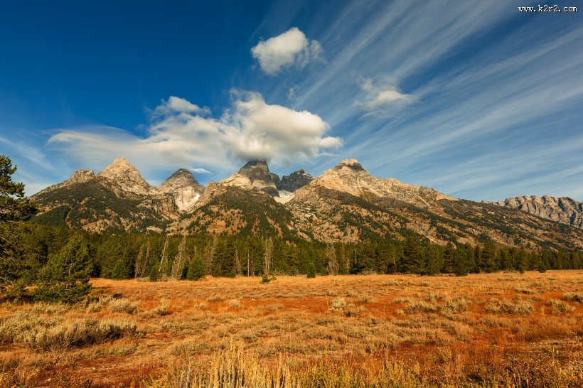 美国大提顿国家公园自然风景图片大全