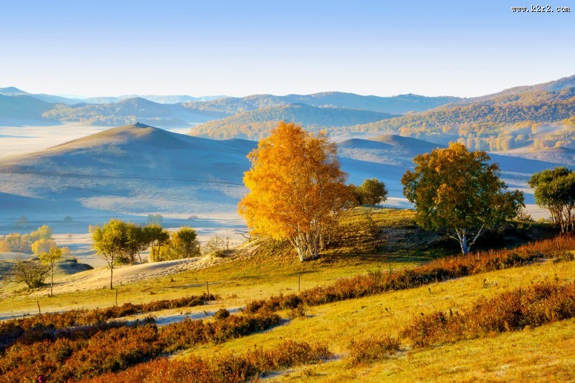 内蒙古乌兰布统敖包吐自然风景图片