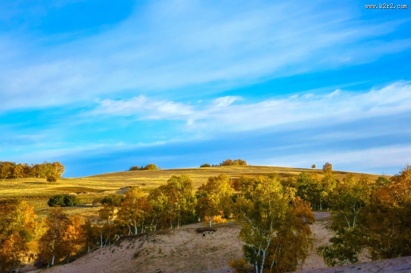 让人震撼的内蒙古乌兰布统唯美秋季自然风景图片
