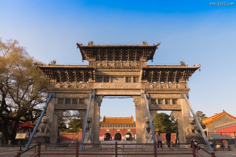 辽宁沈阳清昭陵建筑风景图片