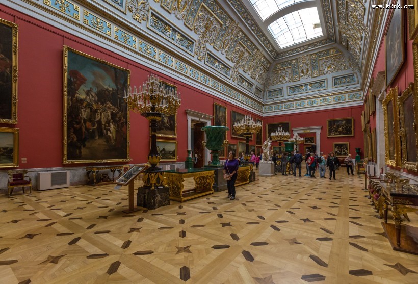 俄罗斯冬宫博物馆建筑风景图片