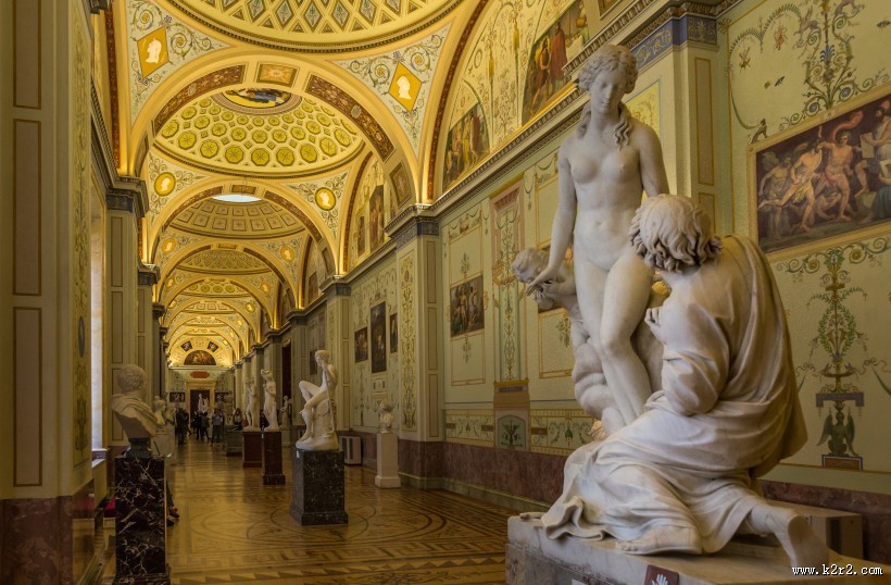 俄罗斯圣彼得堡建筑内部陈设风景图片