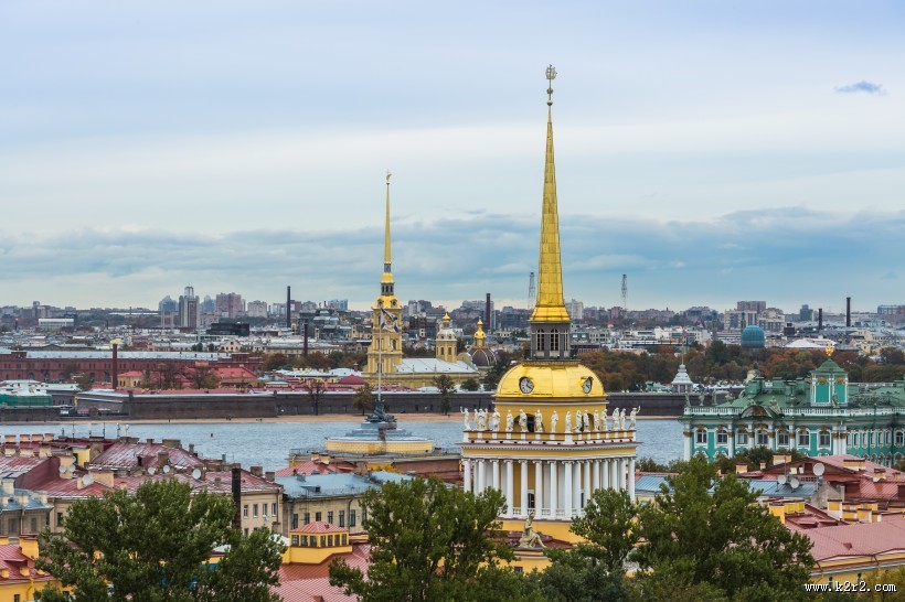 俄罗斯圣彼得堡建筑风景图片