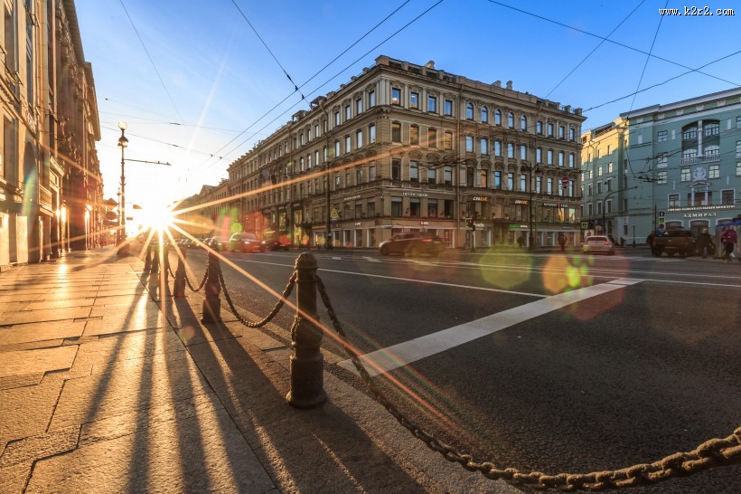 俄罗斯圣彼得堡城市风景图片
