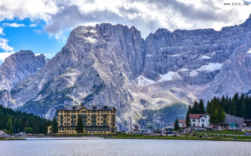 意大利多洛米蒂国家公园自然风景图片