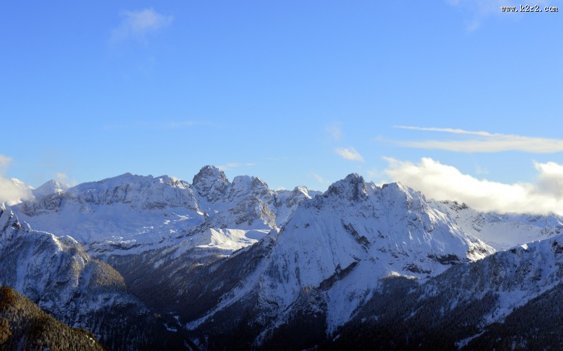 意大利多洛米蒂国家公园自然风景图片