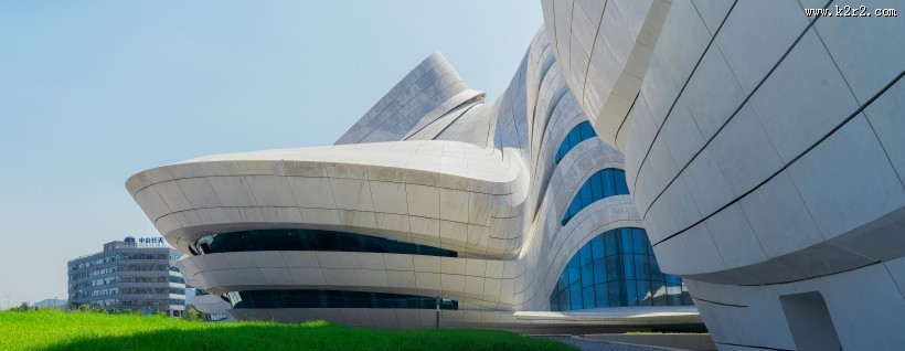 湖南长沙梅溪湖大剧场建筑风景图片