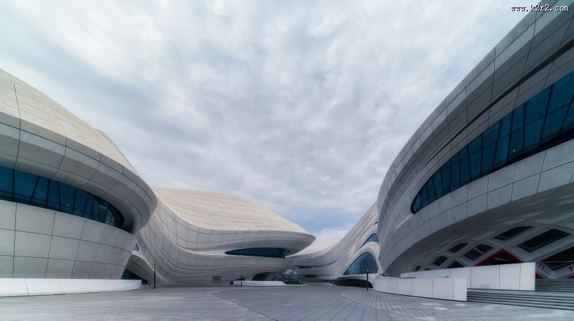 湖南长沙梅溪湖大剧场建筑风景图片