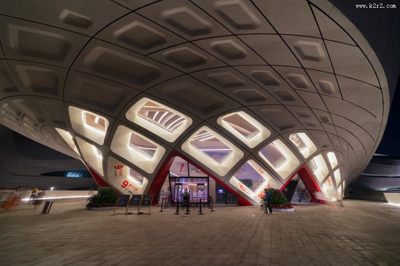 湖南长沙梅溪湖大剧场建筑风景图片