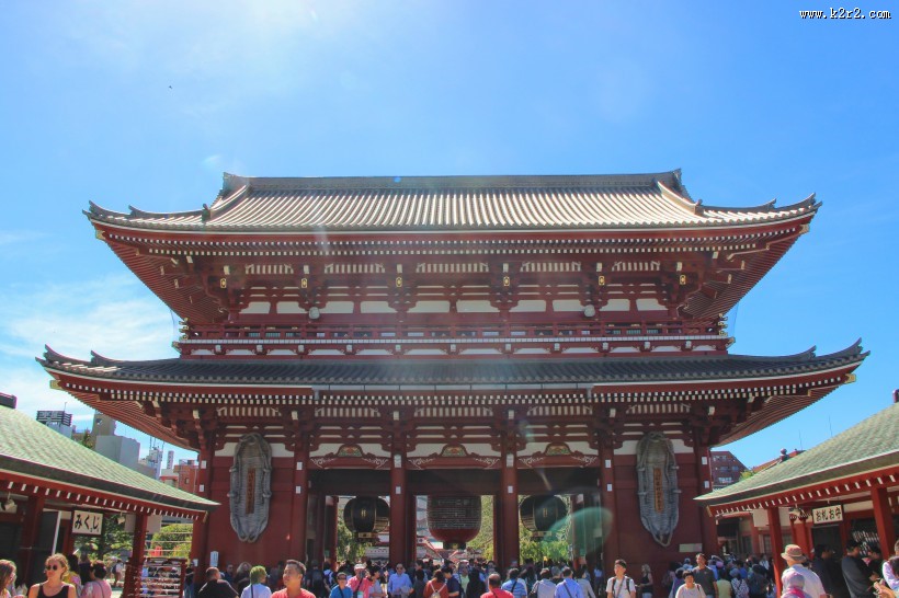 日本东京浅草寺风景图片