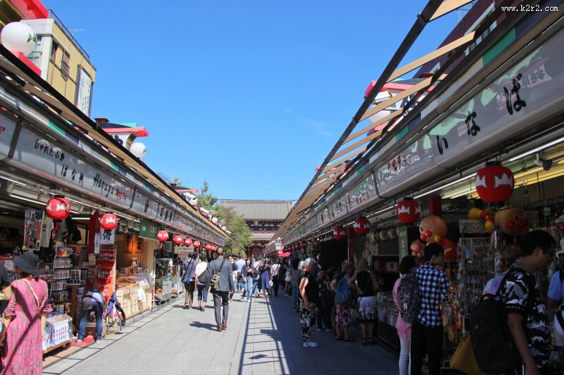 日本东京浅草寺风景图片
