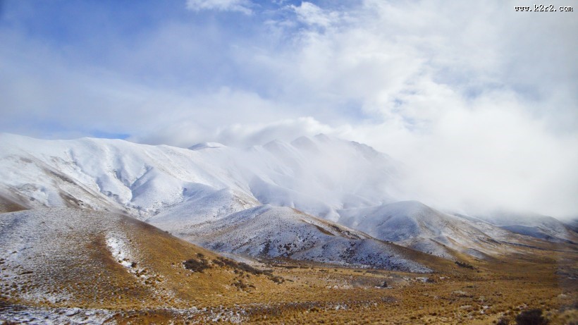 新西兰南岛自然风景图片