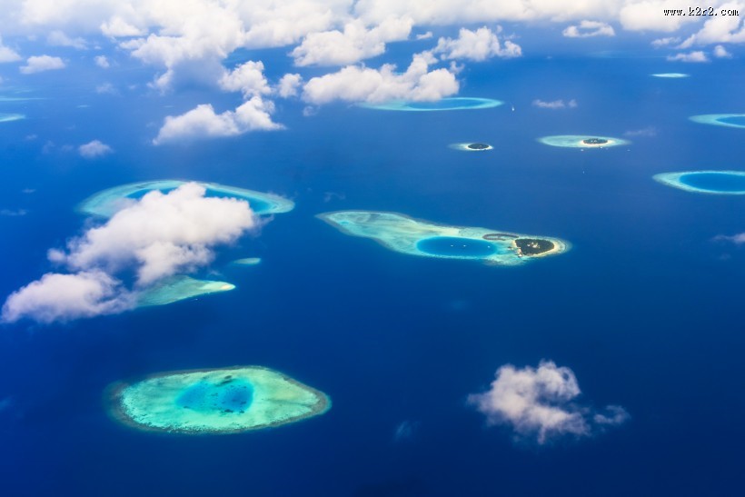马尔代夫珊瑚岛图片