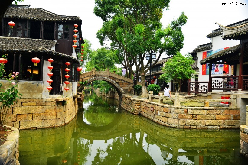 江苏甪直古镇人文风景图片