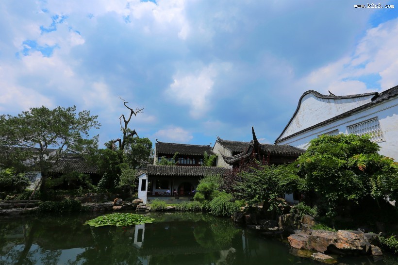 苏州园林网师园人文风景图片