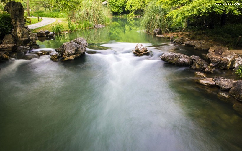 杭州西湖九溪十八涧自然风景图片