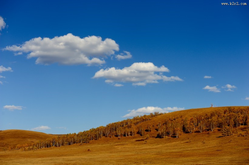 唯美内蒙古坝上草原秋季风景图片