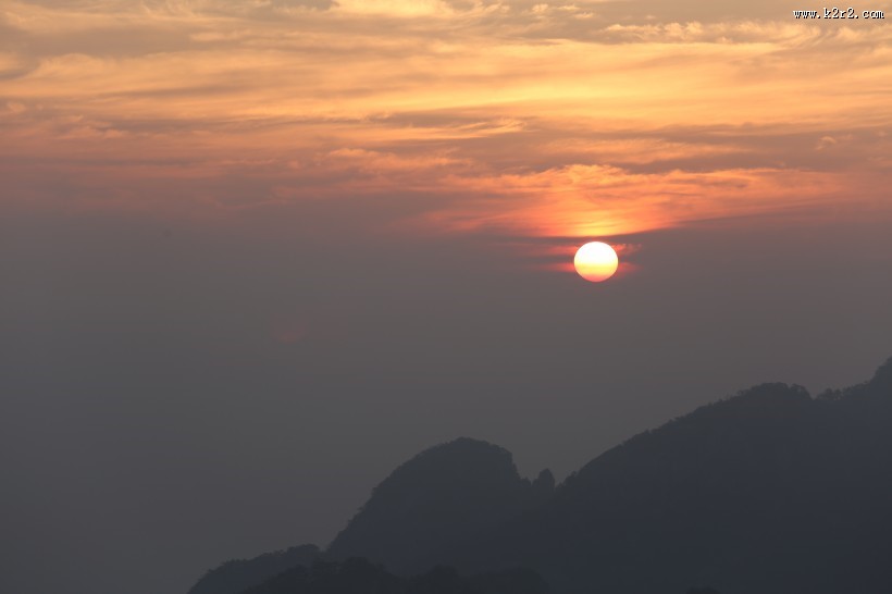 唯美安徽黄山自然风景图片