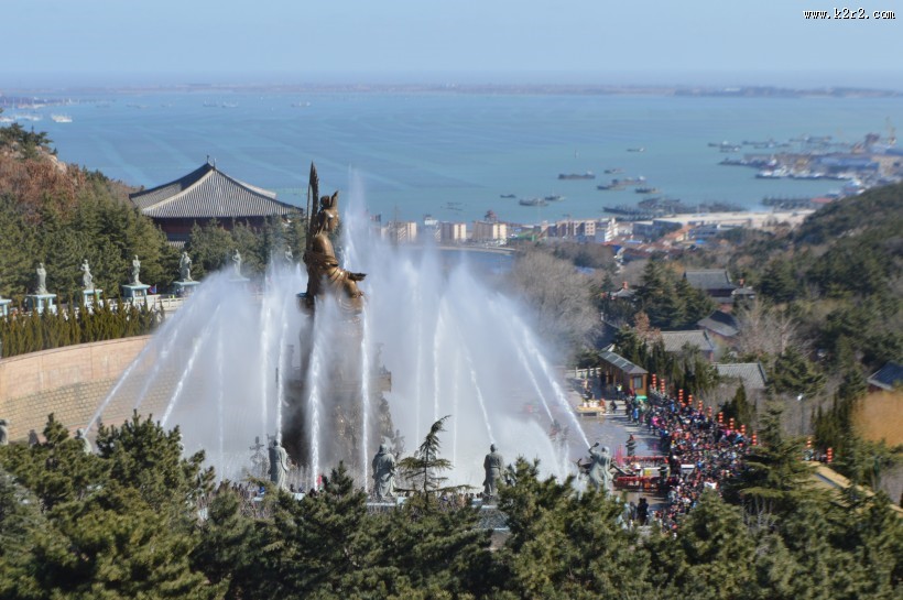 山东威海石岛赤山城市风景图片