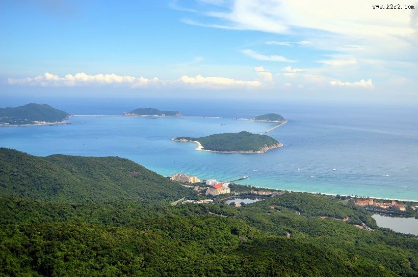 海南三亚亚龙湾海滨风景图片