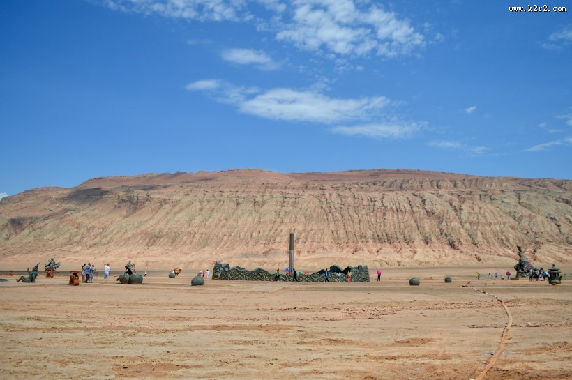 新疆吐鲁番火焰山自然风景图片大全