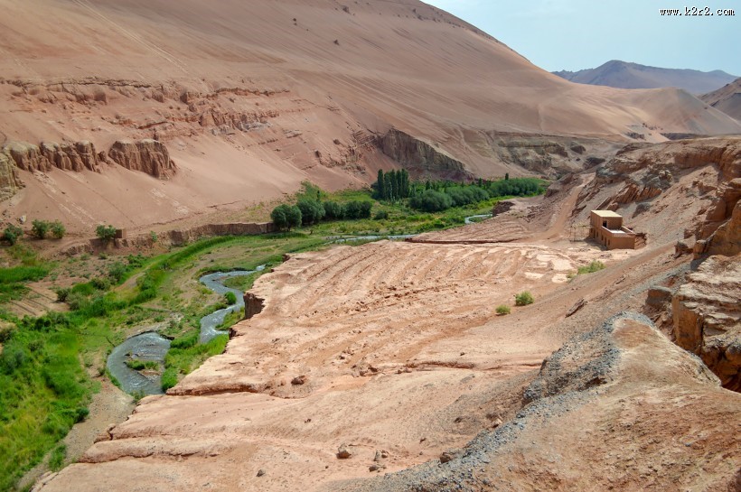 新疆吐鲁番火焰山自然风景图片大全