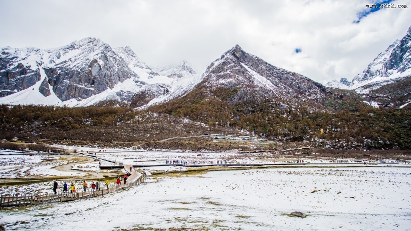美丽的四川稻城亚丁自然风景图片
