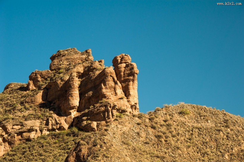 甘肃张掖冰沟丹霞自然风景图片大全