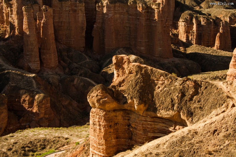 甘肃张掖冰沟丹霞自然风景图片大全