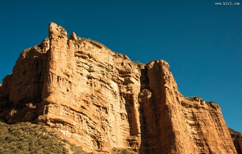 甘肃张掖冰沟丹霞自然风景图片大全
