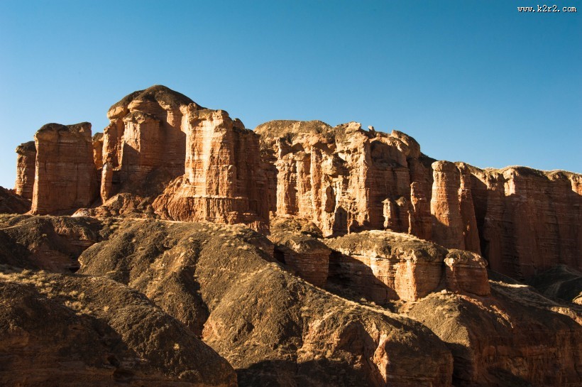 甘肃张掖冰沟丹霞自然风景图片大全