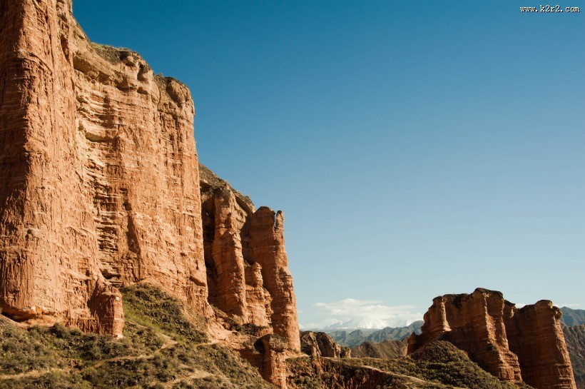 甘肃张掖冰沟丹霞自然风景图片大全