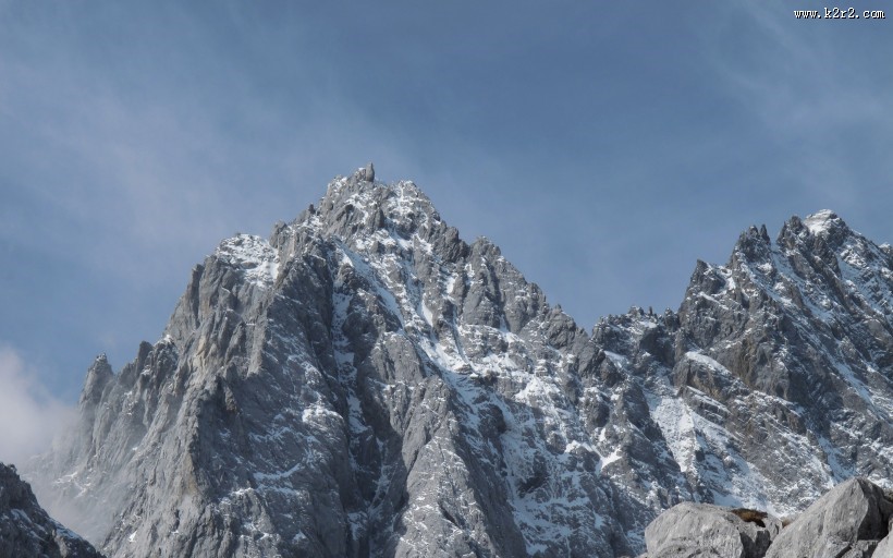 云南玉龙雪山自然风景图片