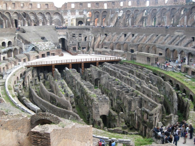 罗马斗兽场的内部风景图片大全