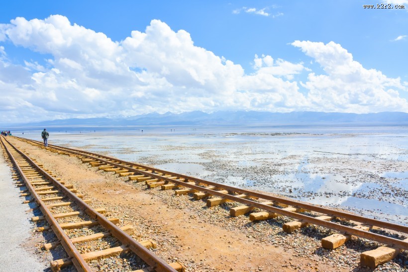青海茶卡盐湖自然风景图片大全