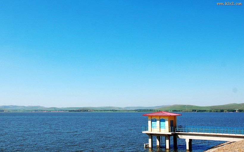 河北沽源坝上草原闪电河自然风景图片