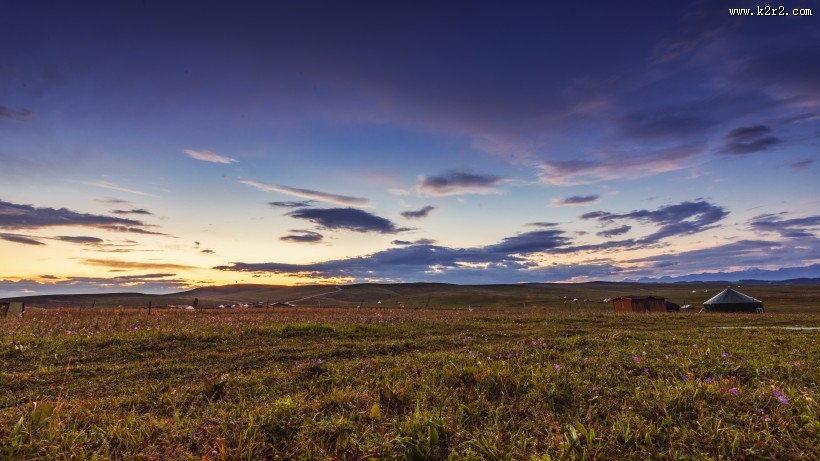 新疆伊犁喀拉峻大草原自然风景图片