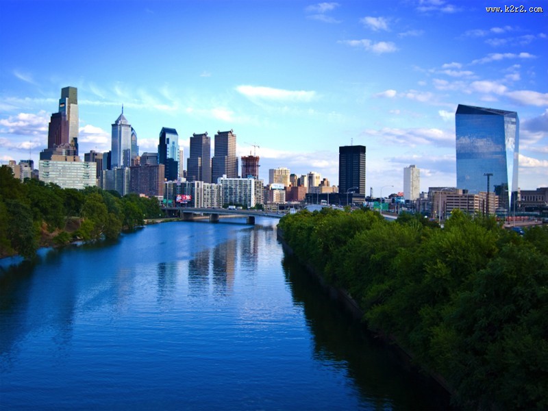 美国费城城市风景图片