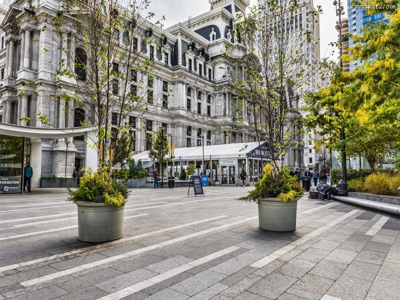 美国费城城市风景图片