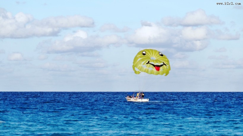 墨西哥尤卡坦半岛坎昆度假海滨城市风景图片