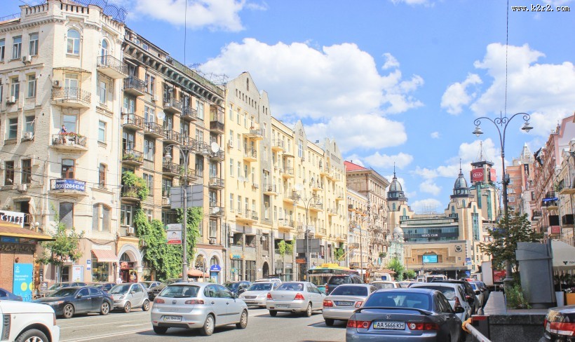 乌克兰首都基辅城市风景图片大全