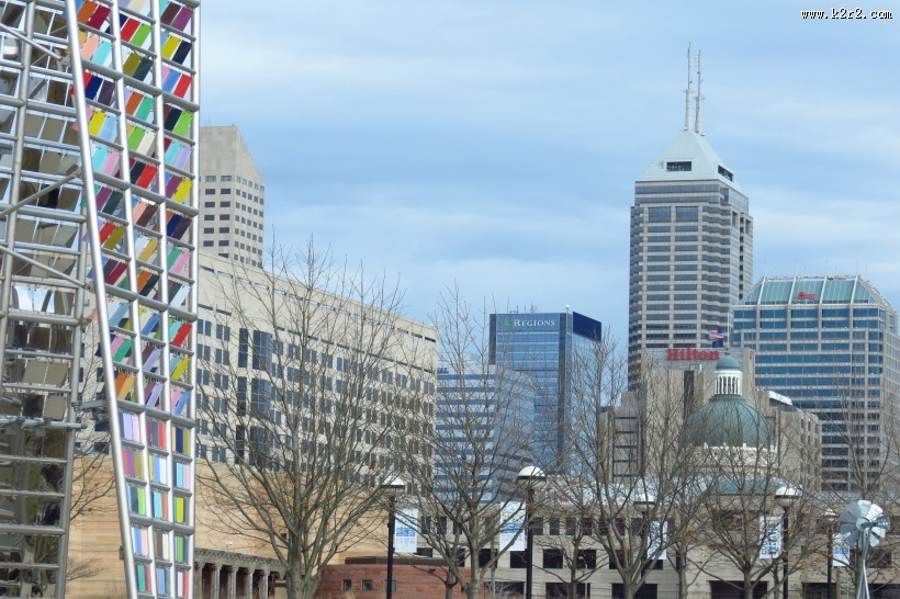 美国印第安纳波利斯城市风景图片